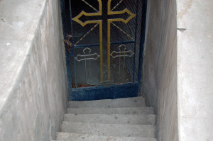 Stairs to Nile in Church in Ma’adi, Egypt (Photo by Don Knebel)
