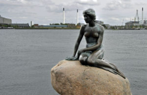 Little Mermaid Statue in Copenhagen Harbor (Photo by Don Knebel)