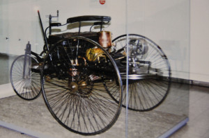 First Automobile in Deutsches Museum (Photo by Don Knebel)