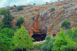 “The Gates of Hades in rock at Caesarea Philippi” (Photo by Don Knebel)