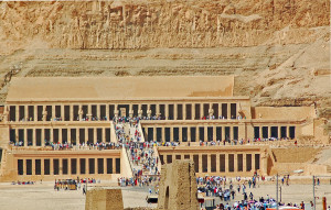 Hatshepsut’s Mortuary Temple at Deir el-Bahri (Photo by Don Knebel)