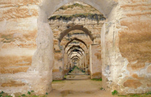 Stable at Meknes, Morocco (Photo by Don Knebel)