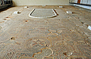 Church Floor at Taybet al Imam, Syria (Photo by Don Knebel)