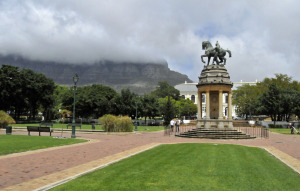 Cape Town’s Table Mountain from Company’s Garden (Photo by Don Knebel)
