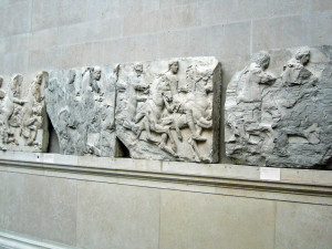 Section of Parthenon Frieze in the British Museum (Photo by Don Knebel)