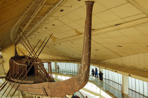 “Solar Boat” in Cairo’s Boat Museum  (Photo by Don Knebel)