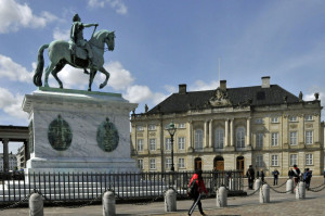 Statue of Frederick V in Amalienborg Palace (Photo by Don Knebel)