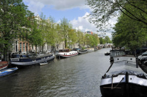 Along Amsterdam’s Singel Canal (Photo by Don Knebel)